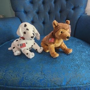 Ty Beanie Babies 9/11 Dogs Bundle